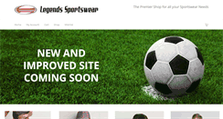 Desktop Screenshot of legends-sportswear.com